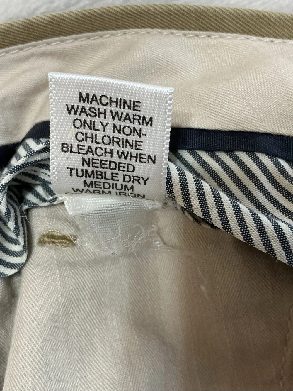 Men's Banana Republic Aiden Slim-Fit Tan Chino Pants 30x30 (Fits 30x28) Office
